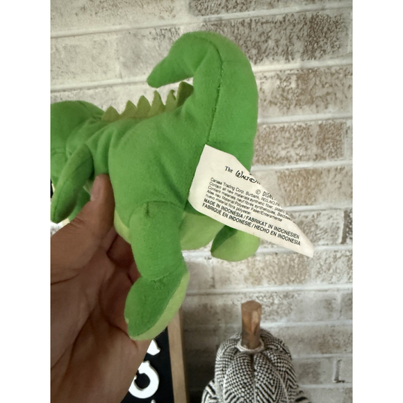 Disney Peter Pan CROC Crocodile Tick Tock 8" Beanbag Plush Toy Captain Hook B198 - Picture 4 of 6